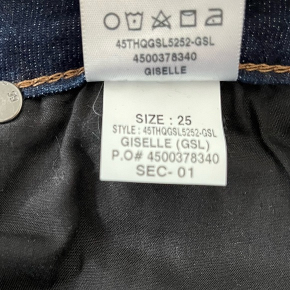 Joe's Jeans Mid-Rise Skinny Slim Jeans in Giselle Dark Wash Stretchy Size 25 - Picture 8 of 13